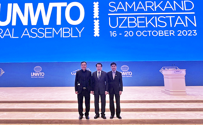 Phó Cục trưởng Cục Du lịch Quốc gia Việt Nam Hà Văn Siêu dẫn đầu đoàn công tác tham dự Đại hội đồng UNWTO lần thứ 25